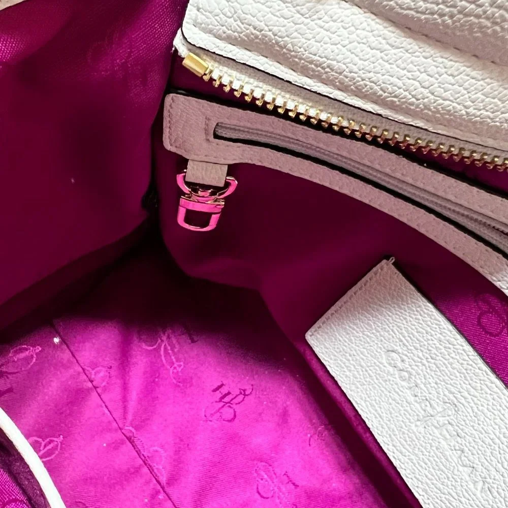 Cole Haan 2 tone leather bag - Picture 3 of 8